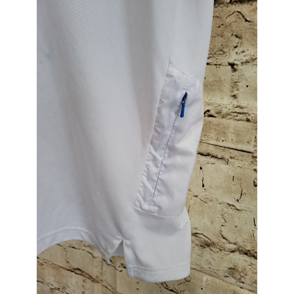 Adidas Aeroready Soccer Workout Jersey Shirt Mens 2XL White Athletic - Picture 3 of 7